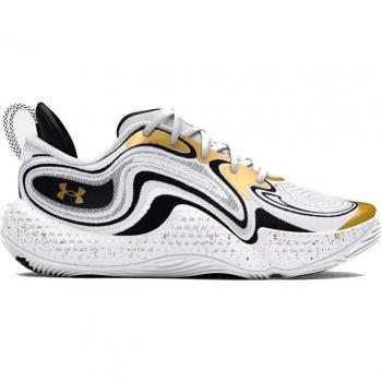 Zapatillas de Baloncesto para Adultos Under Armour SPAWN 6 Blanco