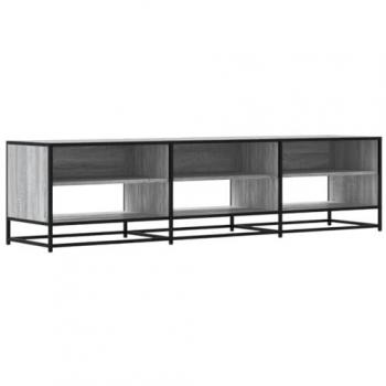 Mueble de TV madera de ingeniería gris Sonoma 180x40x46 cm, Soporte de TV, aparador de TV, Mueble de televisor, Banco de TV