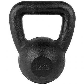 Tunturi 14TUSCL332 Pesa Rusa, Unisex Adulto, Negro/Gris, 12 kg