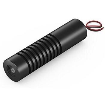 Picotronic Láser de líneas, Verde, 532 NM, 90 °, 20 MW, 3 V DC, Ø20x80 mm, Laser Class 2M, Foco Fixed
