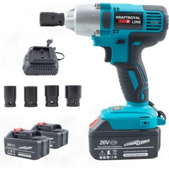 Destornillador KRAFTROYAL POB-280 Portátil a Batería con Luz LED de 20V