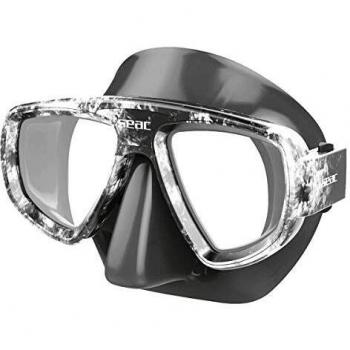 SEAC Extreme Máscara de Buceo y snokeling Estuche. Adaptación de Cristales graduados para la miopía, Unisex-Adult, Negro/Camo Gris, estándar