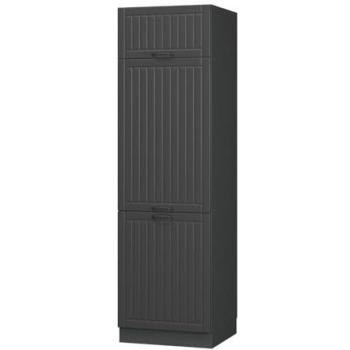 Armario empotrado para frigorífico Vicco Fame-Line, gris oscuro, 60 cm