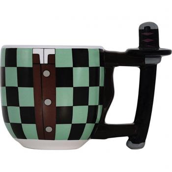 Taza 3D Demon Slayer con Mango en Forma de Espada de Tanjiro Multicolor