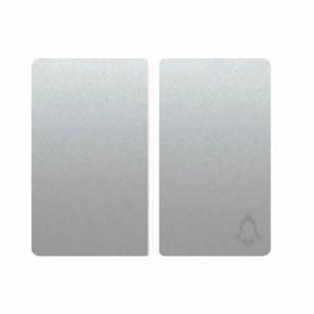 Bjc iris color - Teclas conmutador +pulsador serie iris aluminio mercurio