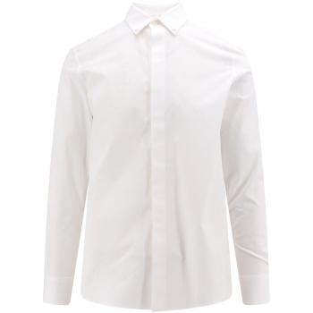 Valentino Men's Rockstud Cotton Shirt in White | Size 39 | 4V3AB29C4WW0BO