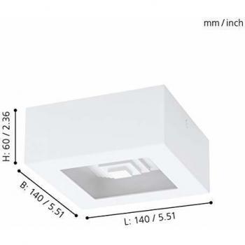 Plafón LED Pequeño Ferreros Blanco Decorativo