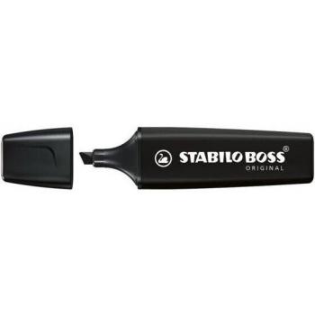 MARCADOR STABILO BOSS ORIGINAL NATURE COLORS 70/46 NEGRO