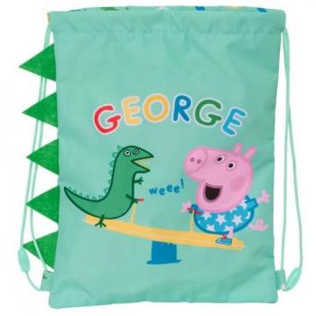 Saco Plano Junior George - Ideal para la Escuela y Actividades al Aire Libre - Licencia Oficial Safta