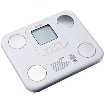 TANITA BC-730 Monitor de Composición Corporal Ligero y Compacto con Escaneo Interno Pantalla Fácil de Leer 9 Medidas Blanco