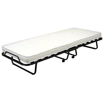 Cama Plegable con Colchón Acolchado de 10 cm, 80x200x37 cm