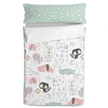 Saco Nórdico con Relleno HappyFriday Moshi Moshi Amigos Multicolor 105 x 200 cm