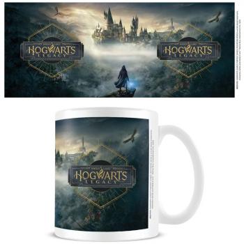 Taza Hogwarts Legacy Cartel Harry Potter Cerámica 325 mls