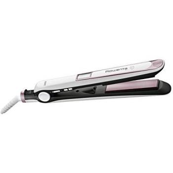 Rowenta Premium Care SF7460 - Plancha de Pelo, alisa, ondula y riza, de alta protección con recubrimiento de cashmere Keratin con aceite de argán y el generador de Iones, auto off y cable 360º