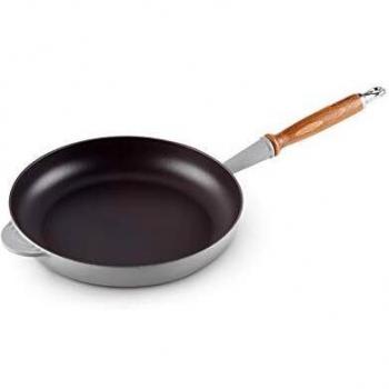 Le Creuset Sartén de Hierro Fundido, Mist Grey, 28 cm