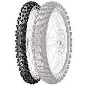 Neumáticos Pirelli Scorpion MX 32 Mid Hard 80/100-21 TT 51M M/C, MST, Compuesto de Caucho para Rueda Delantera