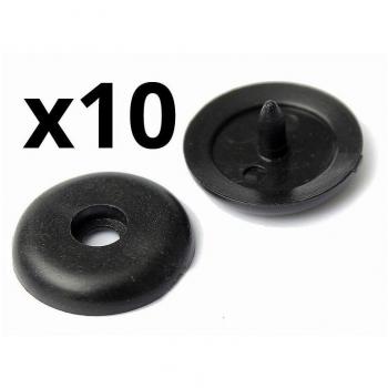 Twowinds - 10x Topes para Cinturón de Seguridad Botones plástico Universal
