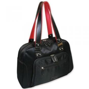 Port Adelaide - Maletín femenino para ordenador portátil de 13''/14'', Macbook 13'', color negro