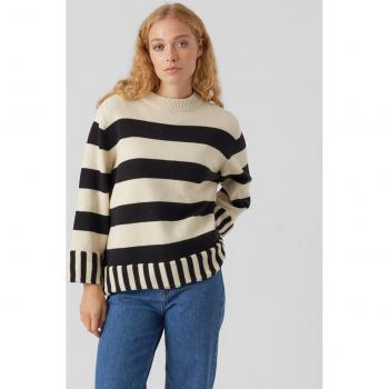 Jersey de mujer a rayas de manga larga Vero Moda