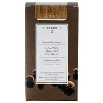 Korres Argan Oil Permanent Hair Color 7.3 Golden Honey Blonde