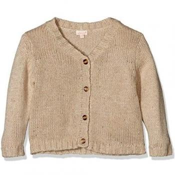 Gocco Punto Gordo, Chaqueta para Niñas, Camel Bebe Melange, 3-4