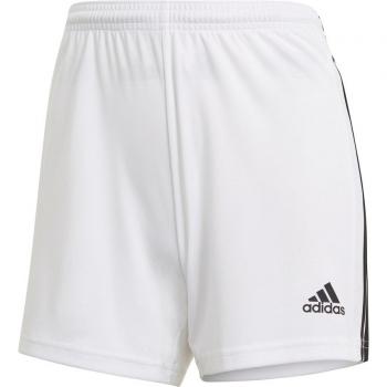 Pantalones de fútbol adidas Squad 21 mujer, pantalones cortos, tejido ligero, tecnología AEROREADY para la gestión de la humedad, corte ajustado, cintura elástica con cordón