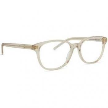 Saint Laurent SL M113 003 54 Beige Female Transparentude Acetate Eyewear Frames Size: 54 MM