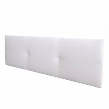 Cabecero Isabella Cama Matrimonio de Polipiel Blanco 165x52