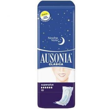 Ausonia Compresas Noche Sin Alas 10 Unidades