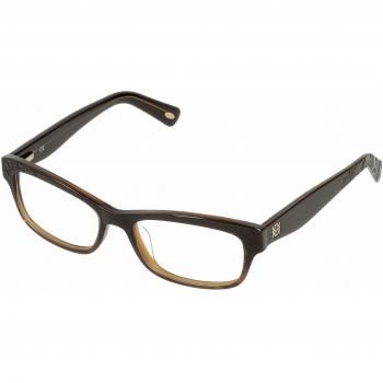 Loewe VLW871520D83 Monturas de gafas, Brown Fading, 55 Unisex