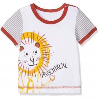 Adelheid Prachtkerl Bio Leibchen k a Albglück, Camiseta para Bebés, Weiß