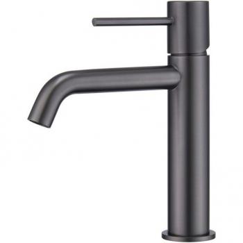Grifo monomando de lavabo Monza Black Gun Metal - IMEX®