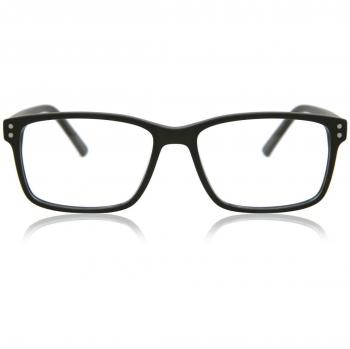 Gafas Anti-Azules Cuadrado Montuta Completa Plástico Negras Armazones para Hombre - SmartBuy Collection