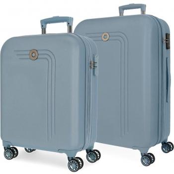 Maletas Movom Riga rígidas 55-70cm azul