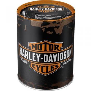 Nostalgic-Art Hucha Retro Harley-Davidson – Idea de Regalo para Amantes as Motos, Frasco metálico para Dinero, Multicolor, 1 l