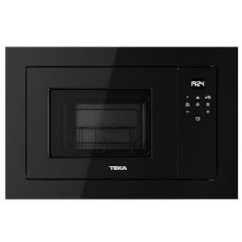 Microondas Integrable TEKA ML 8210 BIS - Cristal Negro, 20L, Grill, 5 Niveles de Potencia, 750W, Descongelación Automática, Control Táctil