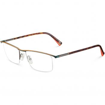 Etnia Barcelona Tesla GRHV Men's Eyeglasses Green Size 55 - Frame Only - Blue Light Block Available