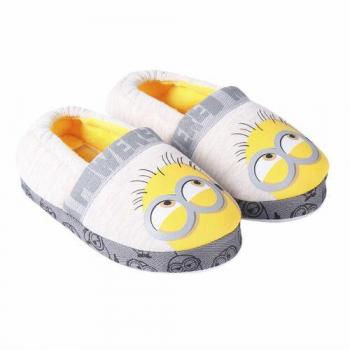 Zapatillas de casa francesita Minions Light Gray