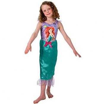 Princesas Disney - Disfraz de Sirenita Ariel para niña, infantil 3-4 años