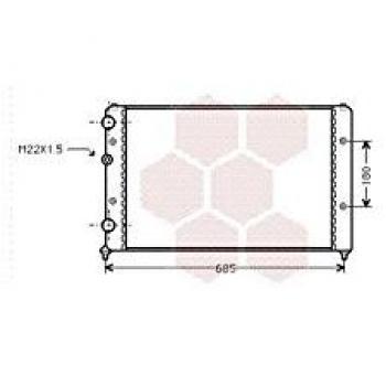 Van Wezel 49002031 Ventilador, refrigeración del motor