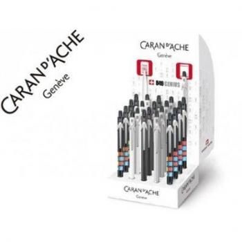Boligrafo caran d'ache 849 genius expositor 20 unidades surtidas puntero tactil