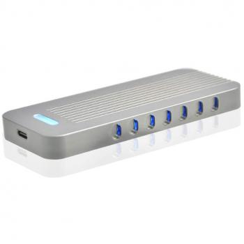 ADWITS USB 3.1 UASP a PCIe NVMe M.2 2230/2242/2260/2280 SSD de Alto Rendimiento Adaptador, Carcasa de Caja Externa para WD Black, Samsung 960 970 EVO Pro Unidad de Estado sólido y más, Gris Oscuro