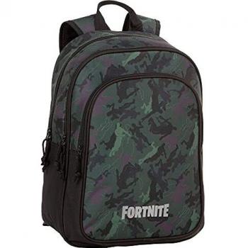 Toy Bags- Fortnite Camo Mochila Doble Compartimento, Color Camuflaje, Mediano