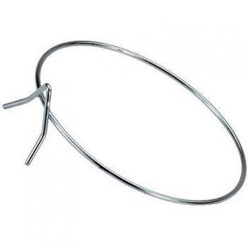 SATURNIA 8093212 Soporte Maceta Pared Zincado 20 cms, Acero, 20.00x21.00x6.00 cm