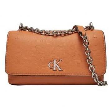 Calvin Klein Jeans Minimal Monogram Brown Crossbody Bag for Women