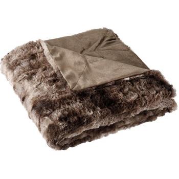 LANGRIA Manta de Pelo Piel Sintética Deluxe Súper Suave Cálida Ligera Respirable Lavable en Lavadora - Manta Decorativa de Lana Microfibra de Poliéster para Sofá Cama