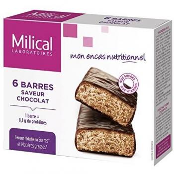 Barra Hyperproteica Milical Sabor Chocolate 6 Unidades