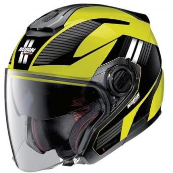 Nolan Casco Jet N40-5 06 Crosswalk N-Com Amarillo-Negro-Blanco