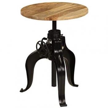 vidaXL Madera Maciza Mesa de Bar Mango 60x