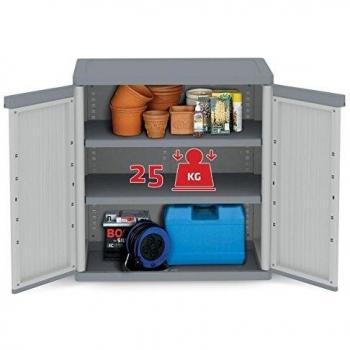 Terry, Jumbo 900 Wave, Armario Exterior 2 Puertas, 2 Estantes Internos. 89,7x53,7x94,5 cm